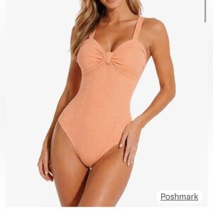 Magnolia Place Ribbed  One Piece Swimsuit